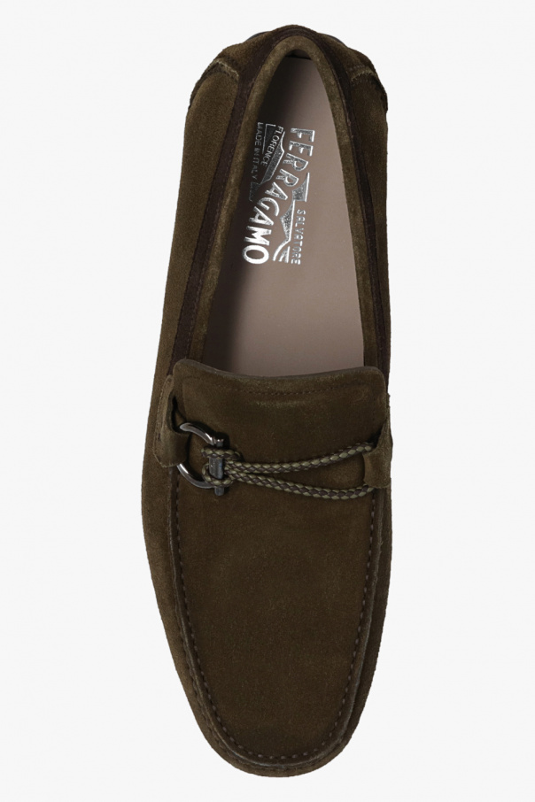 【関税&送料込】Ferragamo Dark Brown Moccasin New Vara Chain Ferragamo Dark Brown Moccasin new Vara chain | TheDoubleF